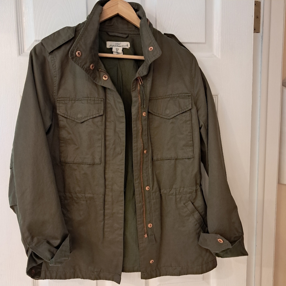 Women's Olive Utility Jacket| Size 6